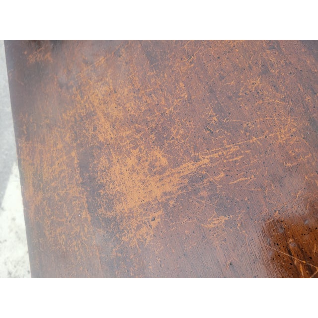 Vintage Campaign Hide Away Twin Size Murphy Bed Cabinet For Sale - Image 17 of 18