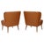 Vintage Expo 58 Cocktail Chairs in Cognac Faux Leather, 1960s, Set of 2 For Sale - Image 10 of 18