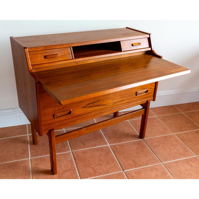 Mid-Century Danish Bureau Desk by Arne Wahl Iversen, 1960s For Sale - Image 12 of 18