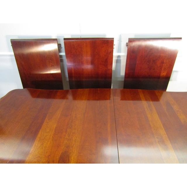 Brown Pennsylvania House Solid Cherry Chippendale Style Dining Table For Sale - Image 8 of 12