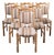 1970s Henning Kjaernfulf Style Danish Oak Dining Chairs With Wool Upholstery - Set of 6 For Sale