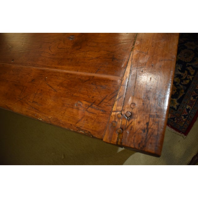 19th Century Fruitwood Farm Table For Sale In Minneapolis - Image 6 of 8