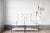 Gray Modern Ceiling Pendant Light - Led Panel Lamp - Brush Strokes - Large For Sale - Image 8 of 12