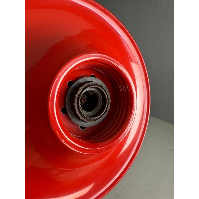 Vintage Italian Red Metal Light by Achille Castiglioni for Flos, 1970s For Sale - Image 18 of 18