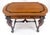 Carved Lion Face & Foot Legs Renaissance Revival Inlaid Walnut Center Table MINT