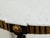 Neoclassical Italian 19th Century Neoclassical Style Black Parcel-Gilt Marble Top Demilune For Sale - Image 3 of 12