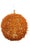 Vintage Orange Glass Beaded Large Round Orb Globe Chandelier Pendent Light Fixtures- A Pair For Sale - Image 13 of 13