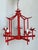 Vintage Regency Painted Faux Bamboo Pagoda Lantern For Sale - Image 4 of 12