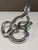 Richard X. Zawitz Chrome Tangle Sculpture, Postmodern Design Object, Circa 1980s For Sale - Image 4 of 5