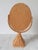 Vintage Wicker Rattan Oval Vanity Mirror For Sale In Milwaukee - Image 6 of 9