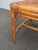 Pair Vintage Baker Furniture Side Chairs ~ Chinoiserie Bamboo Cane Brown Chairs For Sale - Image 13 of 15