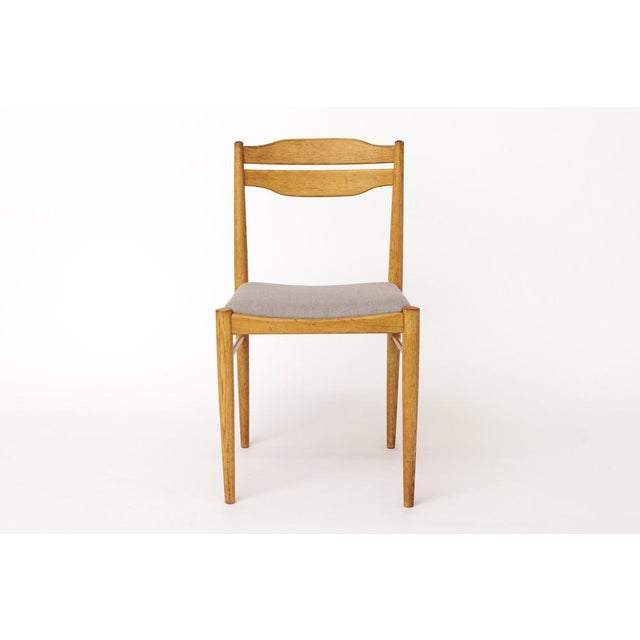 Vintage Beechwood Chairs | 1970s | Unknown Maker One chair from a set of three vintage chairs made of solid beechwood,...