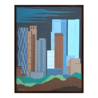 Allan Simpson, Downtown New York City, Painting For Sale