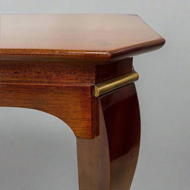 Mid-20th Century Large Art Deco Console designed by Maurice Rinck, France For Sale - Image 13 of 18