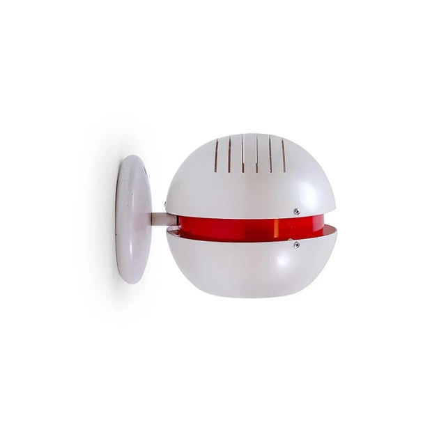 Orange Vintage Sconce from Stilnovo, 1960s For Sale - Image 8 of 8