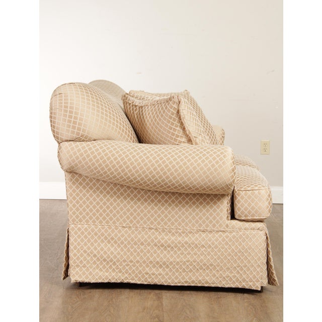 Craftmaster Furniture Custom Upholstered Roll Arm Sofa For Sale In Philadelphia - Image 6 of 12
