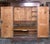 Brown Folk Art Painted Armoire, Circa 1850 For Sale - Image 8 of 10