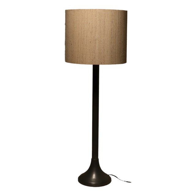 Large Pewter Floor Lamp by Harald Buchrucker, 1960s For Sale