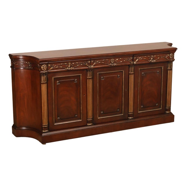EJ Victor Mahogany Neoclassical Louis XVI Style Sideboard For Sale