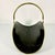 Black Mid-Century Arts & Crafts Federal Americana Black & Brass Firewood Holder With Paw Feet For Sale - Image 8 of 11
