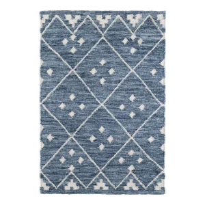 Dash & Albert by Annie Selke Kota Indigo Woven Wool Rug, 2' x 3'