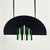 Green and White Murano Pendant Light from Mazzega, 1970s For Sale - Image 9 of 11