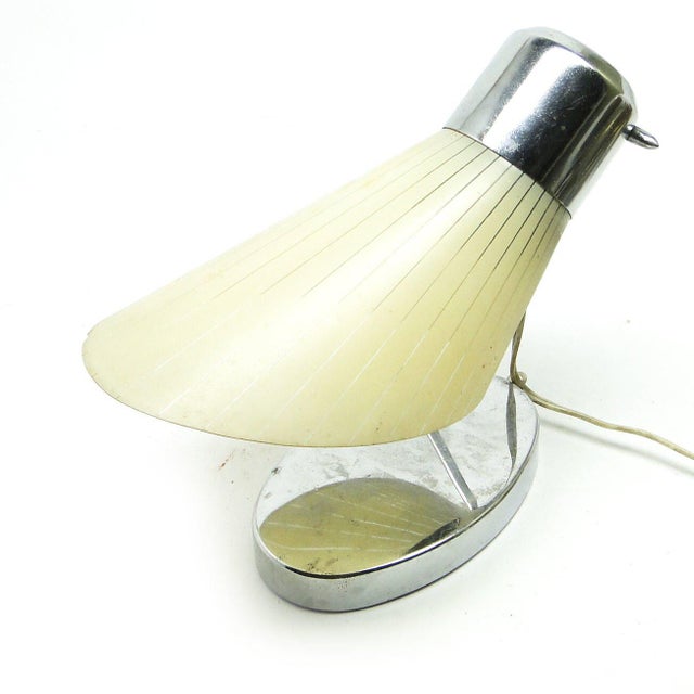 Bedside Table Lamp from Drupol, Former Czechoslovakia, 1950s For Sale - Image 9 of 18