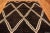 Modern Nazmiyal Collection Diamond Design Black and White Modern Rug For Sale - Image 3 of 5