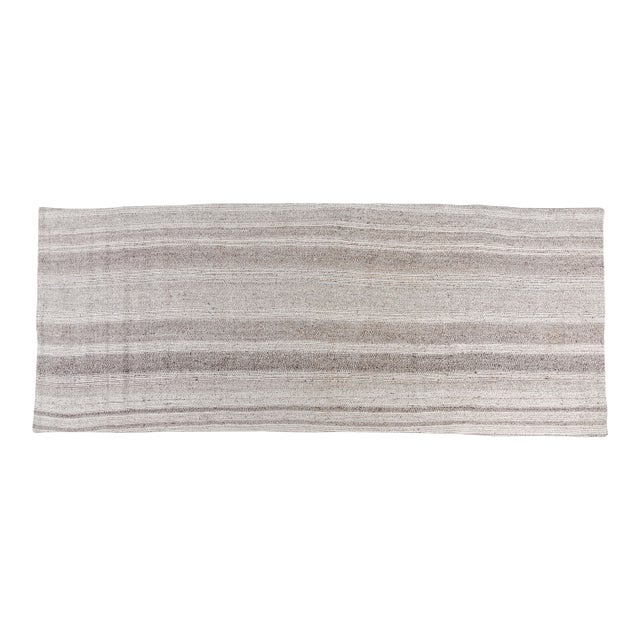 Vintage Anatolian Wool Kilim Runner For Sale