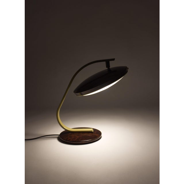 Mod Carey 520 Desk Lamp in Faux Tortoiseshell by Luis Pérez De La Oliva for Fase, Spain, 1970s For Sale - Image 16 of 18