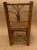 Rattan Tortoise Burnt Bamboo Chair/Plant Stand For Sale - Image 9 of 10