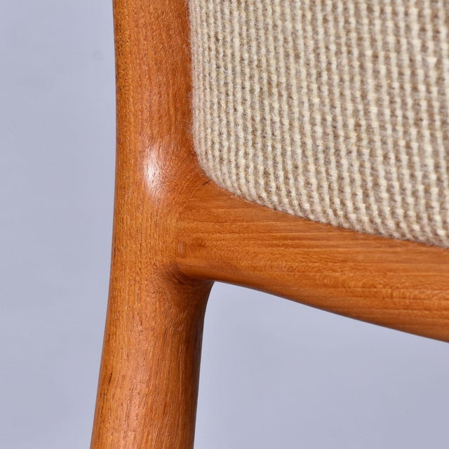 Set of 6 Original j.l. Møller Model 80 Danish Teak Dining Chairs For Sale - Image 12 of 16