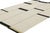 Rug & Kilim Rug & Kilim’s Contemporary Kilim, Textural White and Black Stripes, Gold Accents For Sale - Image 4 of 7