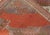 Textile Vintage Turkish Oushak Runner in Burnt Orange, Moss Green, and Pale Blue 3' X 11'10 For Sale - Image 7 of 8