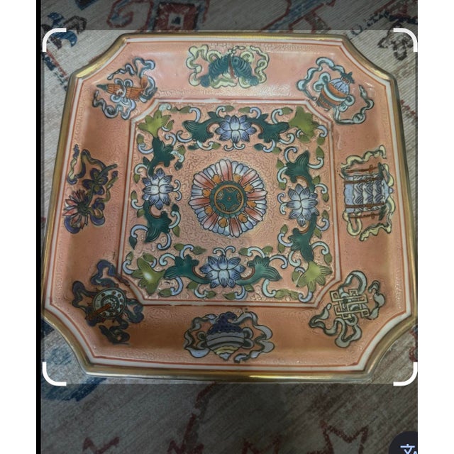 Chinese 19th Century Porcelain Eight Buddhist Plate For Sale - Image 3 of 3