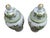 White Vintage Chinoiserie Porcelain Green Botanical Ginger Jars- A Pair For Sale - Image 8 of 14