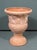 1970s 1970s Vintage Neoclassical Ceramic Pedestal Urn Planter With Grape Leaves For Sale - Image 5 of 14