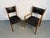Directional Mid 20th Century Attributed to Paul McCobb for Directional Irwin Collection Woven Leather Dinning Chairs For Sale - Image 4 of 14