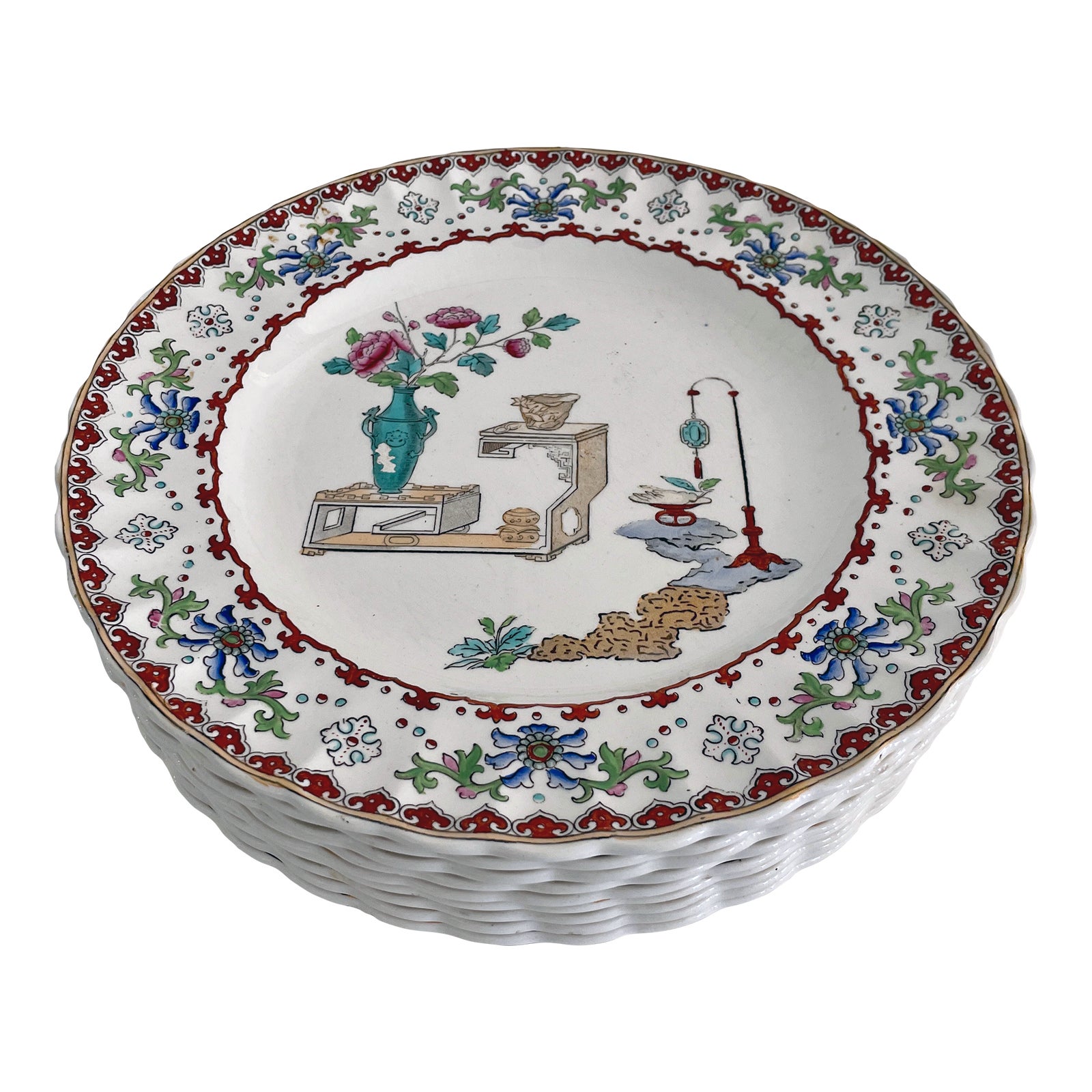 Copeland Spode Dinner Dishes Set of 9 Chairish