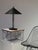 Postmodern Table Lamp with Black Cone Shade and Brushed Aluminum Stem, 1980s For Sale - Image 4 of 13