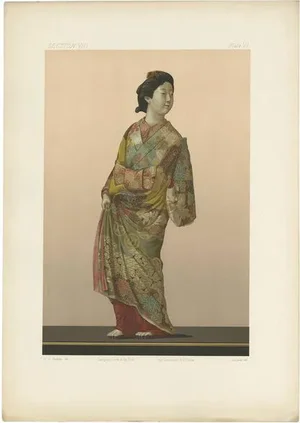 George Ashdown Audsley, Illustration of Japanese Kakiyemon, 1884, Print