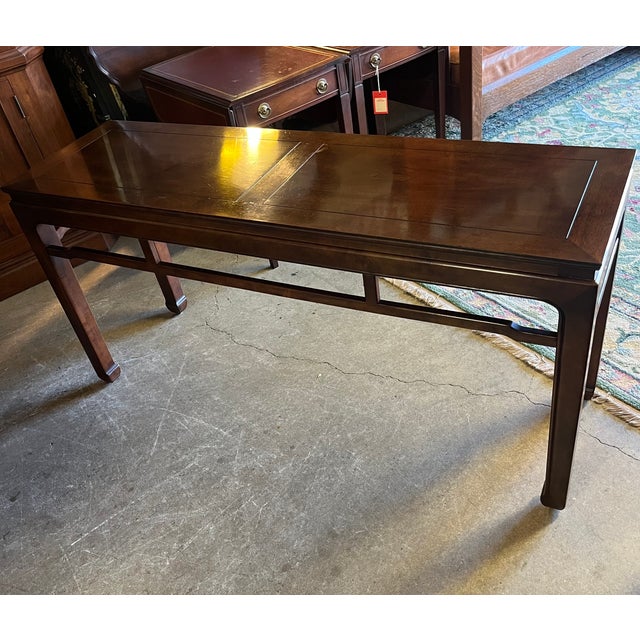 Brown Late 20th Century Henredon Sofa or Console Table For Sale - Image 8 of 14