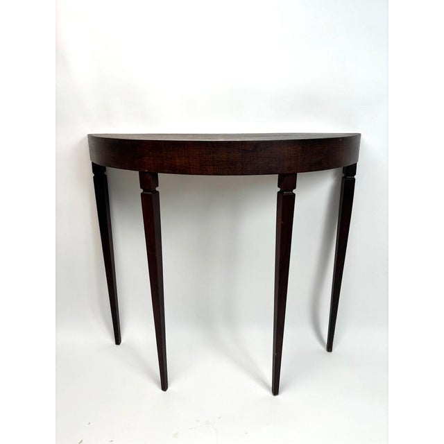 Italian Wooden Console Table in the style of Paolo Buffa Style, 1930s For Sale - Image 3 of 11