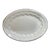 White English Ironstone Platter Oval Vintage For Sale