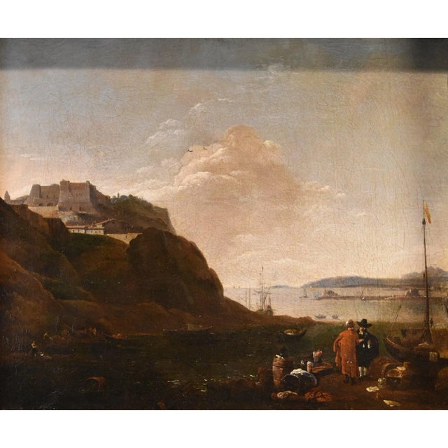 Baroque Thomas Wyck, View of Mediterranean Landscape, 1660, Oil on Canvas For Sale - Image 3 of 16