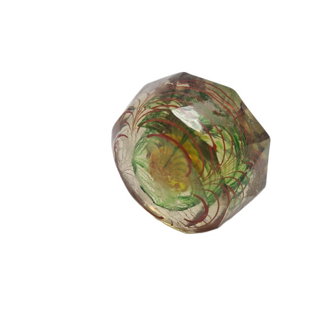 Green Vitage Murano Paperweight, Italy, 1950s For Sale - Image 8 of 11