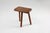 Rustic Wooden Tripod Stool, France, 1940s For Sale - Image 12 of 12