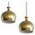 Brass Pendant Lights by Helge Zimdal for Falkenbergs Belysning, 1960 For Sale - Image 11 of 11