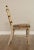 Vintage Rattan Cream Lacquered Dining Chair For Sale - Image 9 of 13