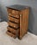 Late 19th Century Empire Walnut Living Room Cabinet For Sale - Image 12 of 18